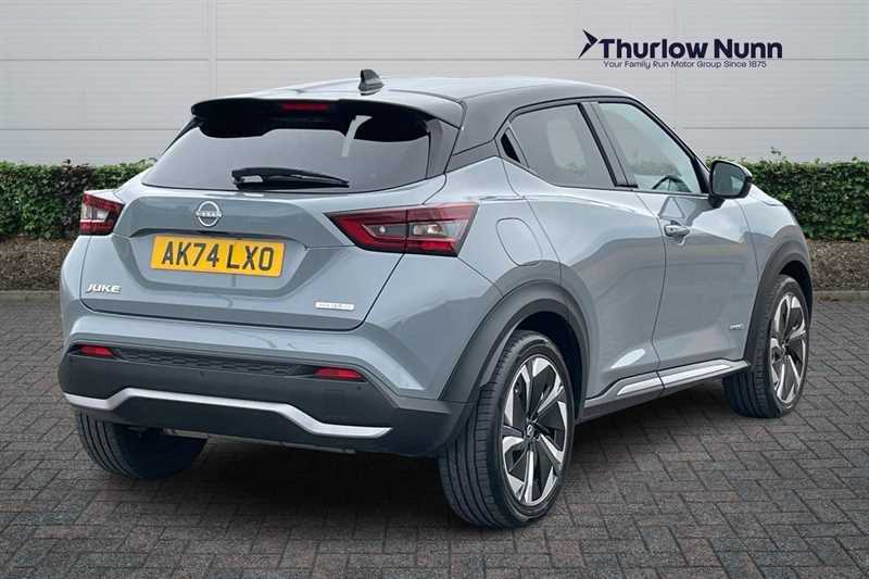 Nissan Juke 1.6 Tekna Suv Hybrid Euro 6 143 AK74LXO Grey #4