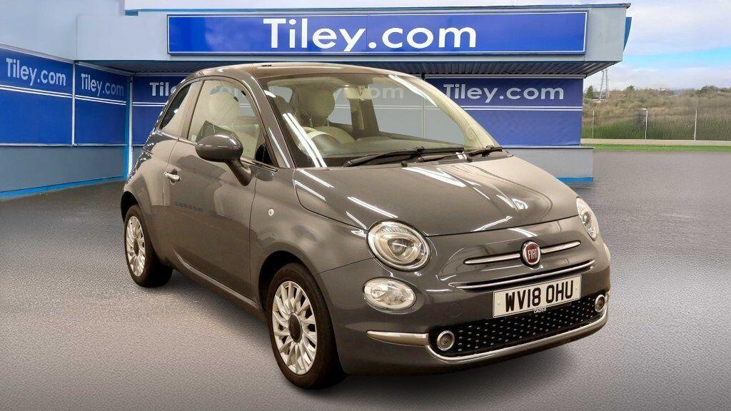 Fiat 500 1.2 Lounge Euro 6 Ss Grey