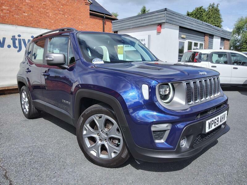 Jeep Renegade 1.0 Gse T3 Limited Euro 6 Ss WP69AHV Blue