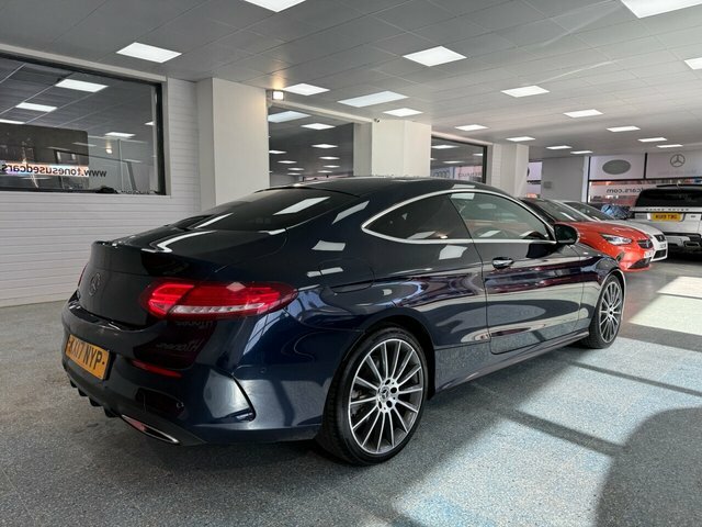 Mercedes-Benz C Class Coupe KX17NYP Blue #2