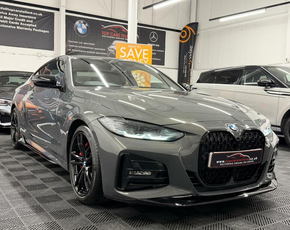 BMW 4 Series Gran Coupe Coupe 2.0 420D Mht M Sport Pro Edition Euro 6 RX71DVR Grey #3