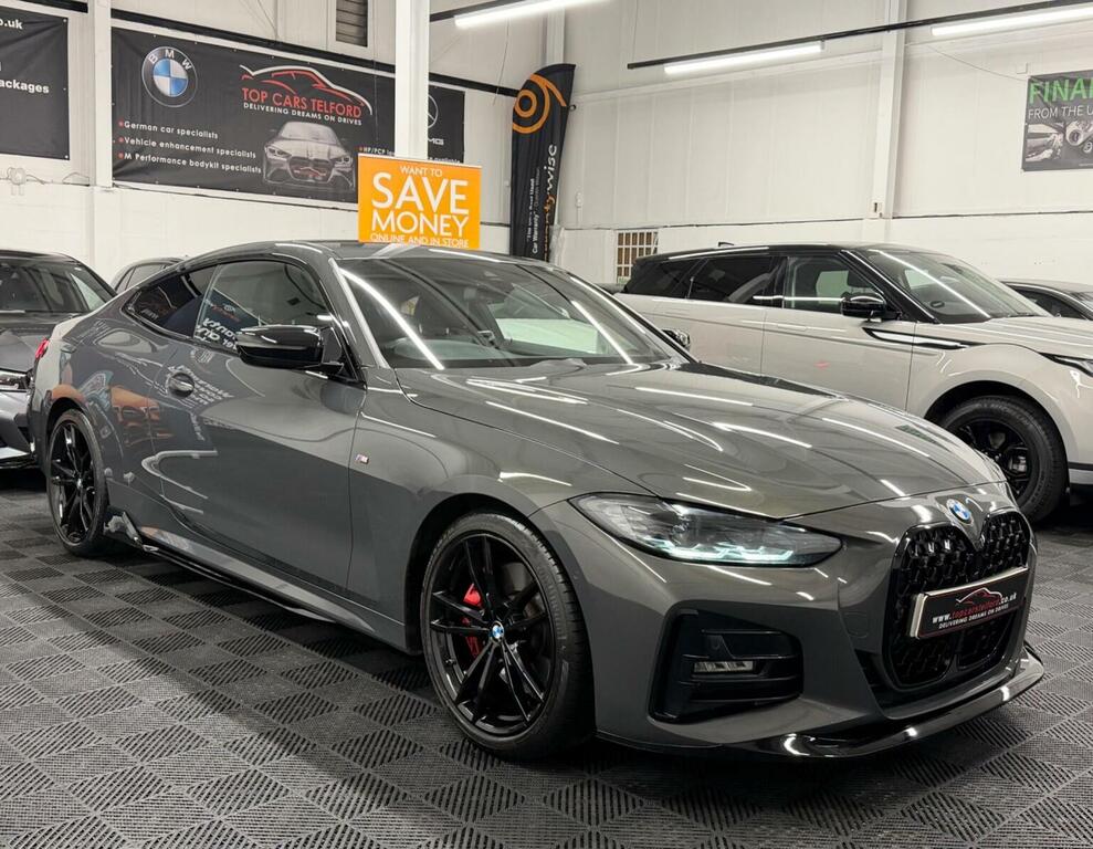 BMW 4 Series Gran Coupe Coupe 2.0 420D Mht M Sport Pro Edition Euro 6 RX71DVR Grey #6