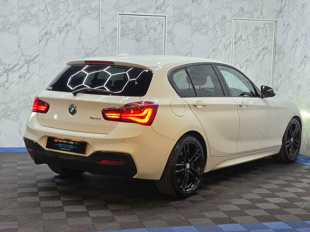 BMW 1 Series 2.0 118D M Sport Shadow Edition Hatchback Dies White #6