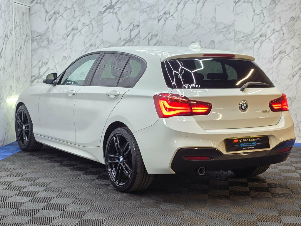 BMW 1 Series 2.0 118D M Sport Shadow Edition Hatchback Dies White #4
