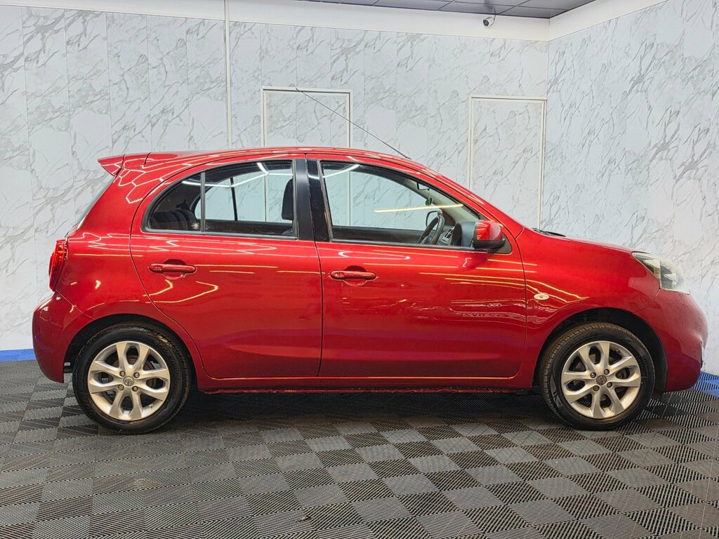 Nissan Micra 1.2 Acenta Hatchback Cvt 80 Ps Red #5