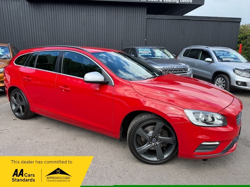 Volvo V60 D2 R-design-6 Speed Only Red