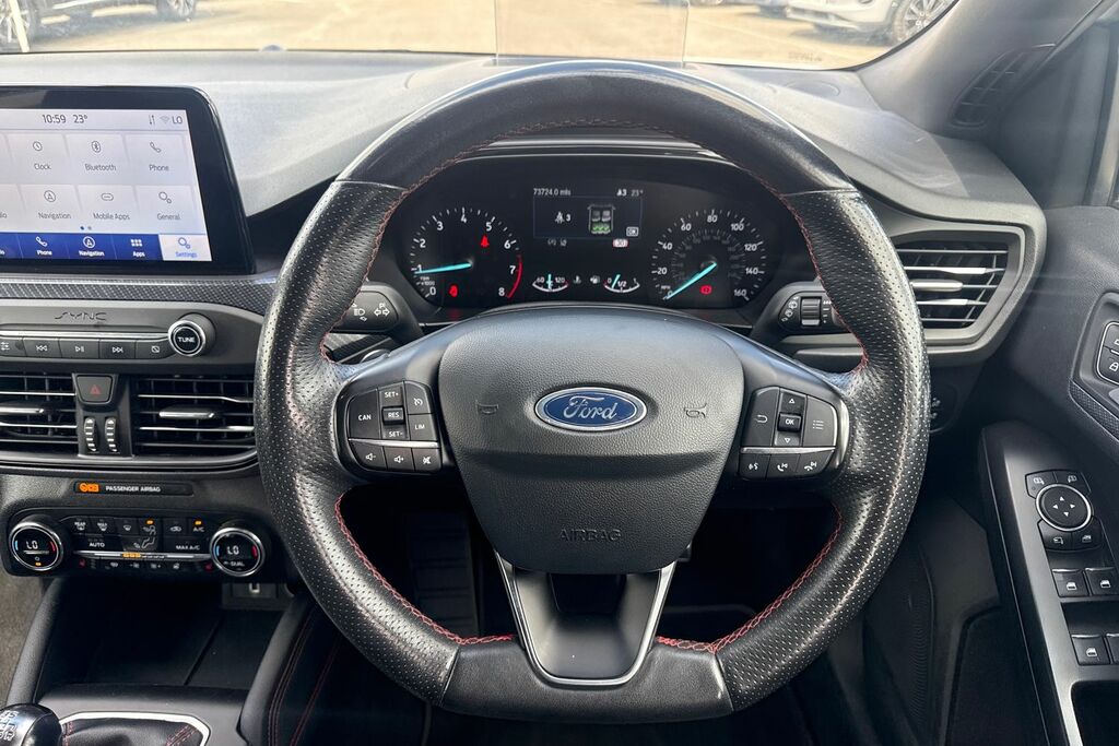 Ford Focus 1.0T Ecoboost St-line X Hatchback Manua Blue #12