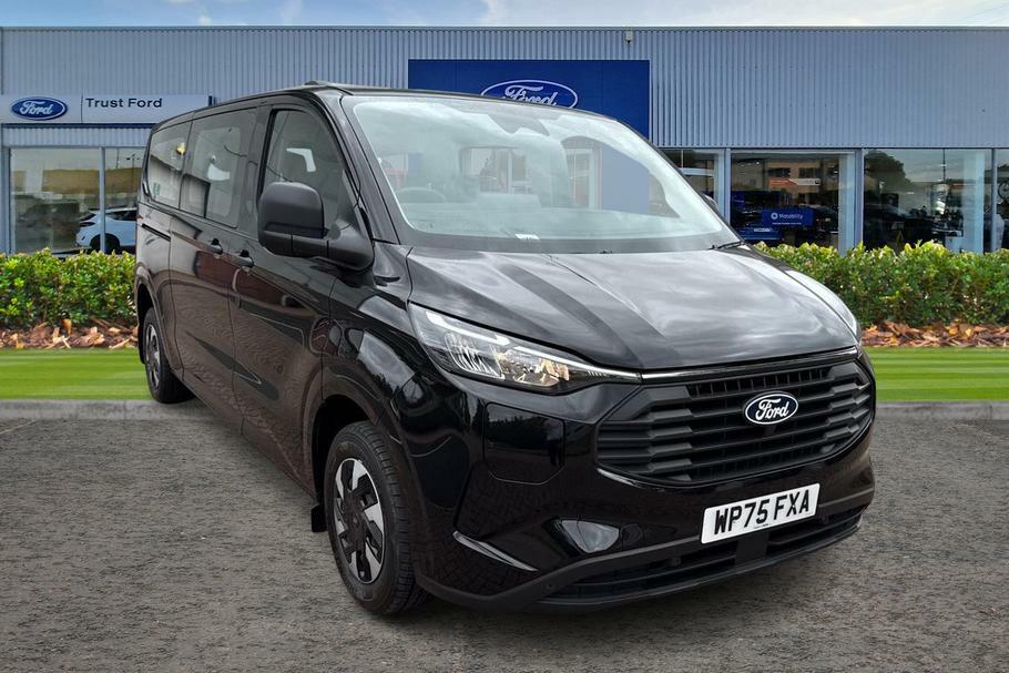 Ford Transit Custom 340 Trend L2 Lwb 9 Seat Minibus Fwd 2.5 Phev Black