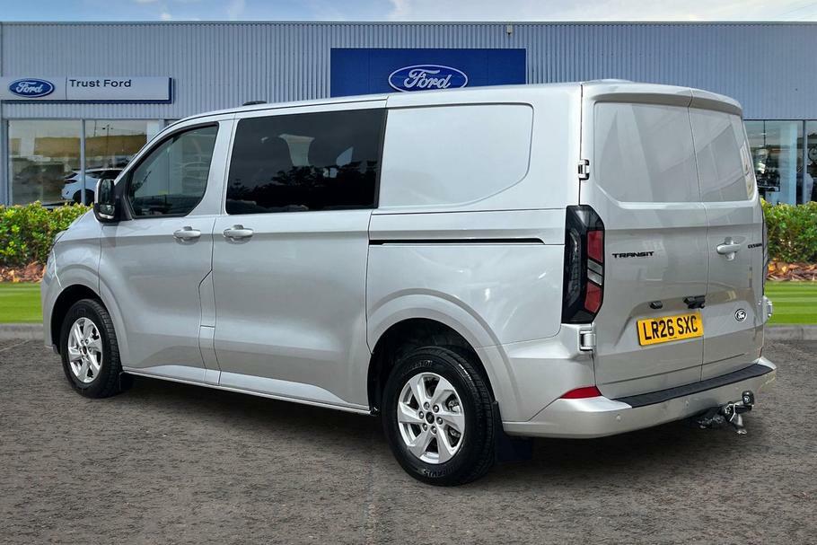 Ford Transit Custom 320 L1 Fwd 2.0 Ecoblue 150Ps H1 Double Cab Van Lim Silver #2