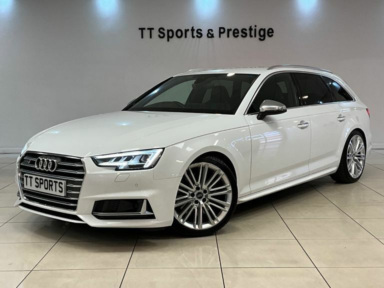 Audi A4 S4 Quattro Tip Tronic, Supersport Embossed Dia White