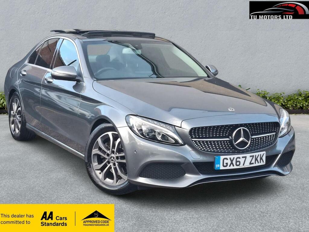 Mercedes-Benz C Class Saloon 2.1 C220d Sport Premium G-tronic Euro 6 GX67ZKK Grey