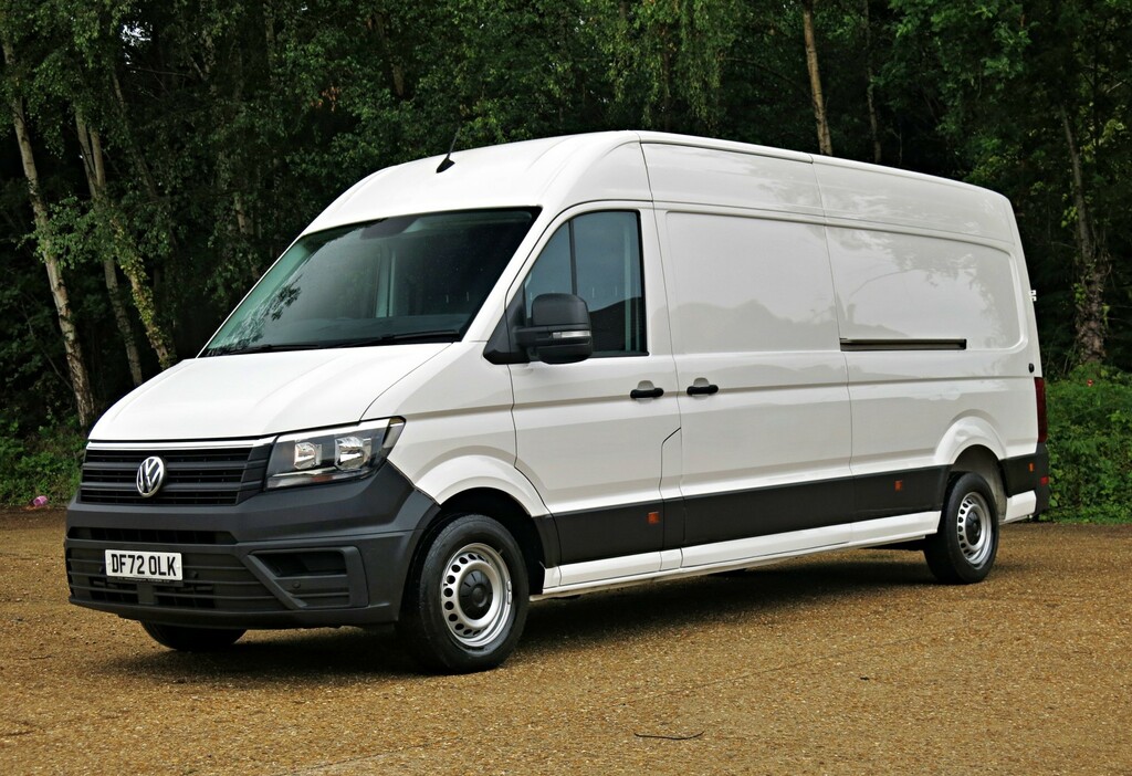 Volkswagen Crafter Panel Van 140Hp Aircon Trendline Lwb High Roof Cr3 DF72OLK White