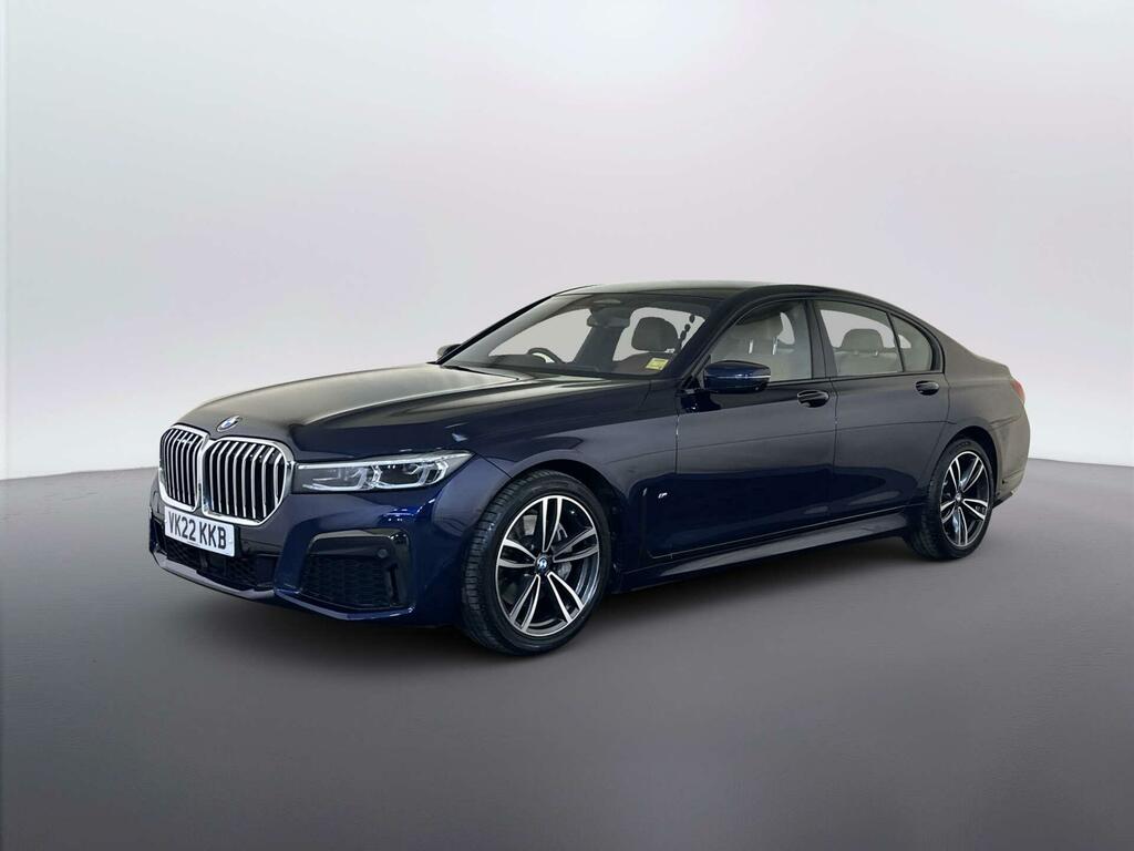 BMW 7 Series 3.0 740I M Sport Saloon Euro 6 S Blue #4