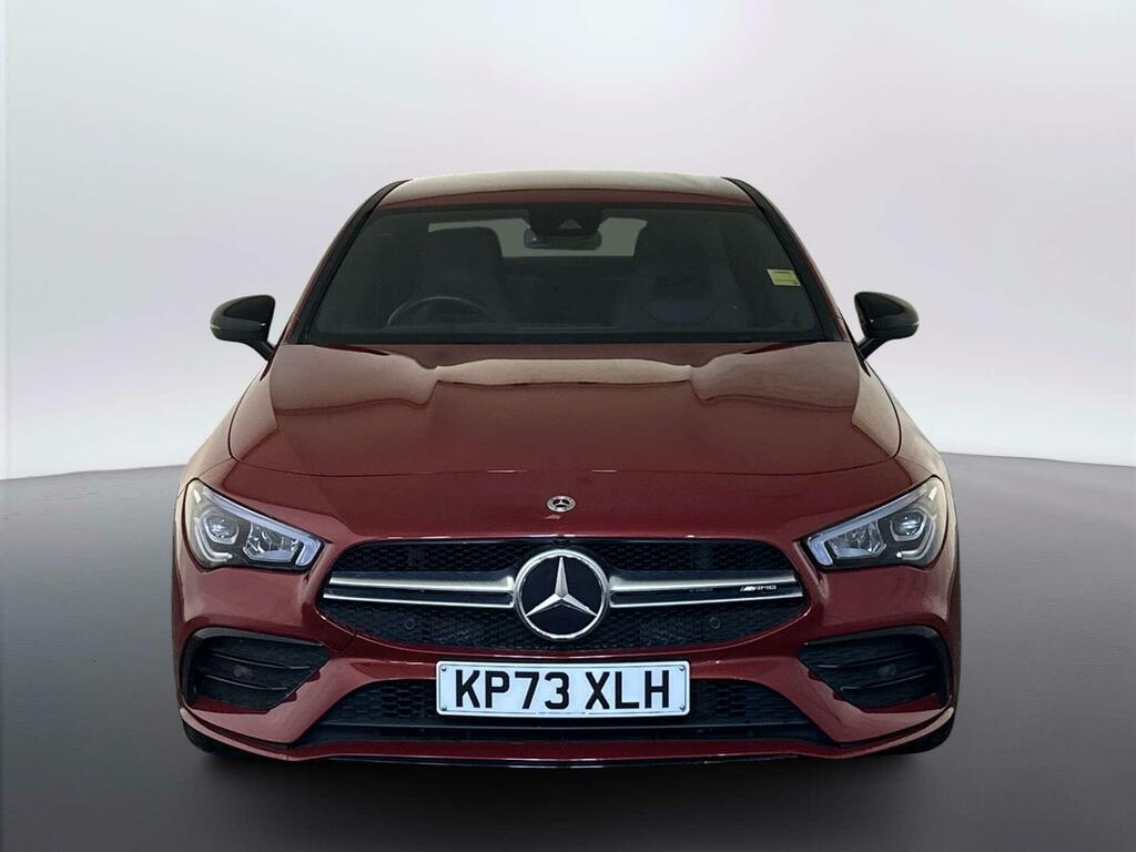 Mercedes-Benz CLA Class 2.0 Cla35h Mhev Amg Premium Coupe Hyb Red #3