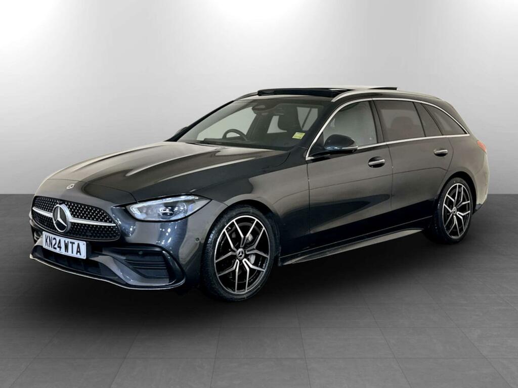 Mercedes-Benz C Class 2.0 C300dh Mhev Amg Line Premium Plus Estate Grey #4