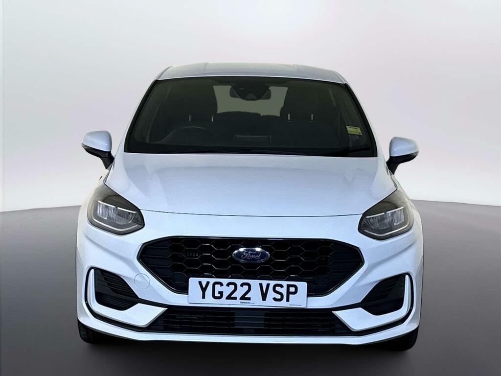 Ford Fiesta 1.0T Ecoboost Mhev St-line Hatchback Hy White #3