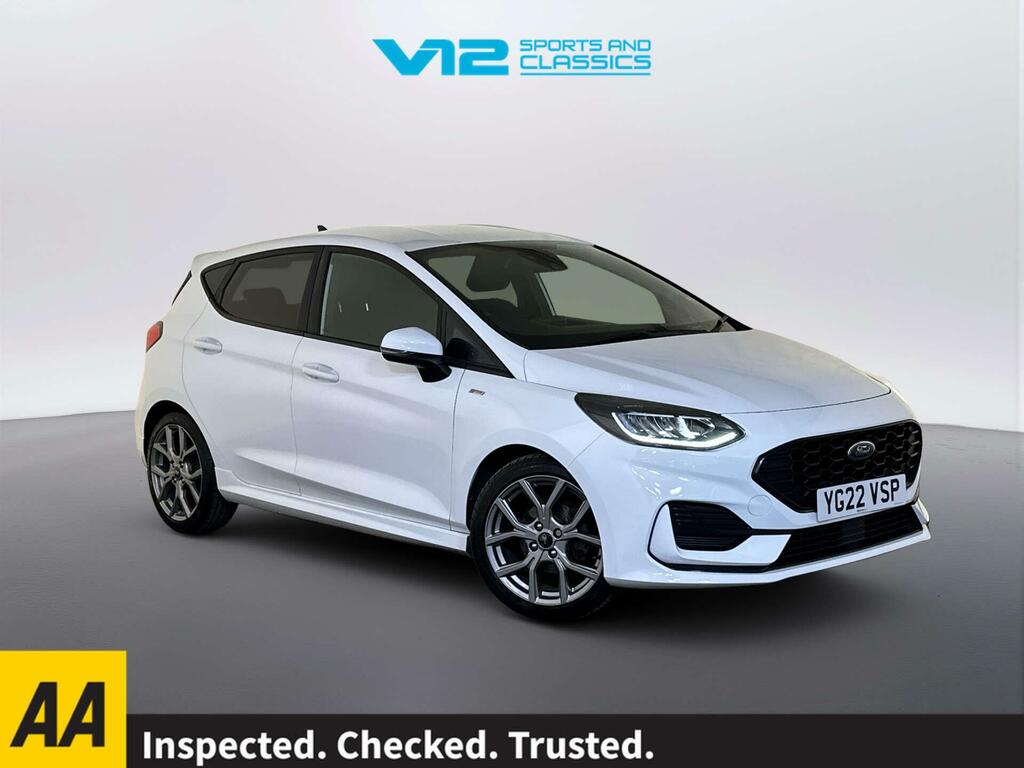 Ford Fiesta 1.0T Ecoboost Mhev St-line Hatchback Hy White