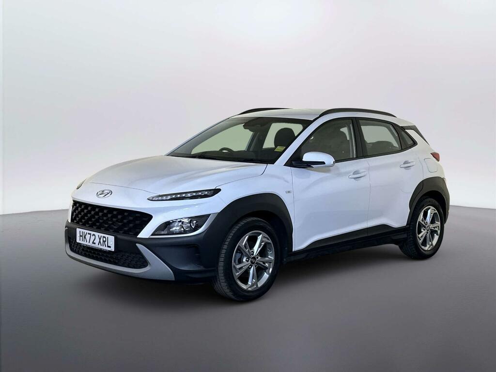Hyundai Kona 1.0 T-gdi Mhev Se Connect Suv Hybrid Ma White #4