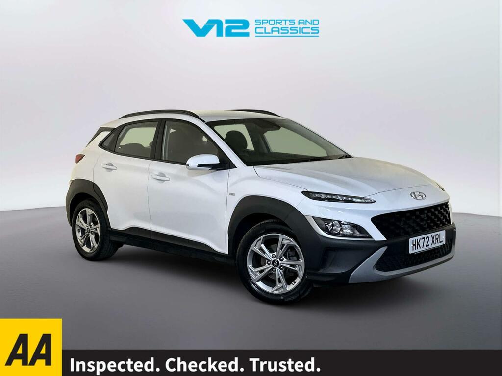 Hyundai Kona 1.0 T-gdi Mhev Se Connect Suv Hybrid Ma White
