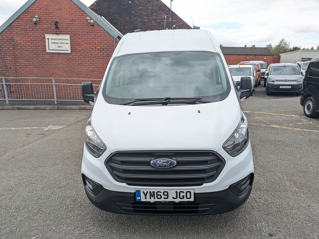 Ford Transit Custom 350 Tdci 130 L3h3 Leader Ecoblue Lwb High Roof Rwd White #1