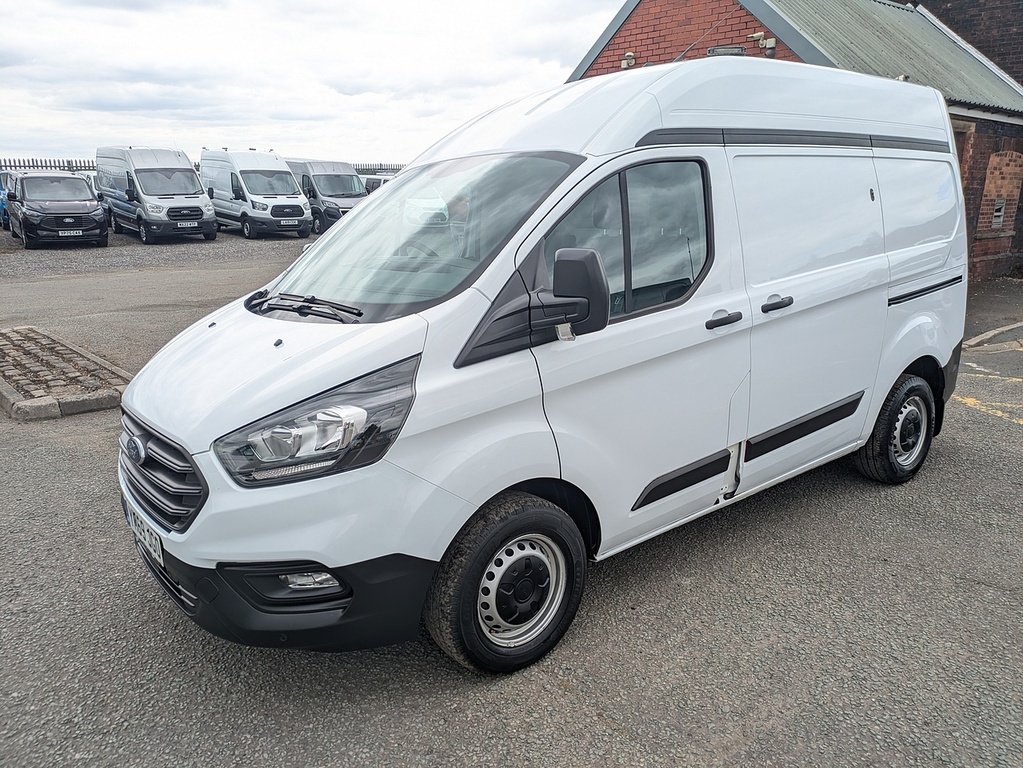Ford Transit Custom 350 Tdci 130 L3h3 Leader Ecoblue Lwb High Roof Rwd White #2