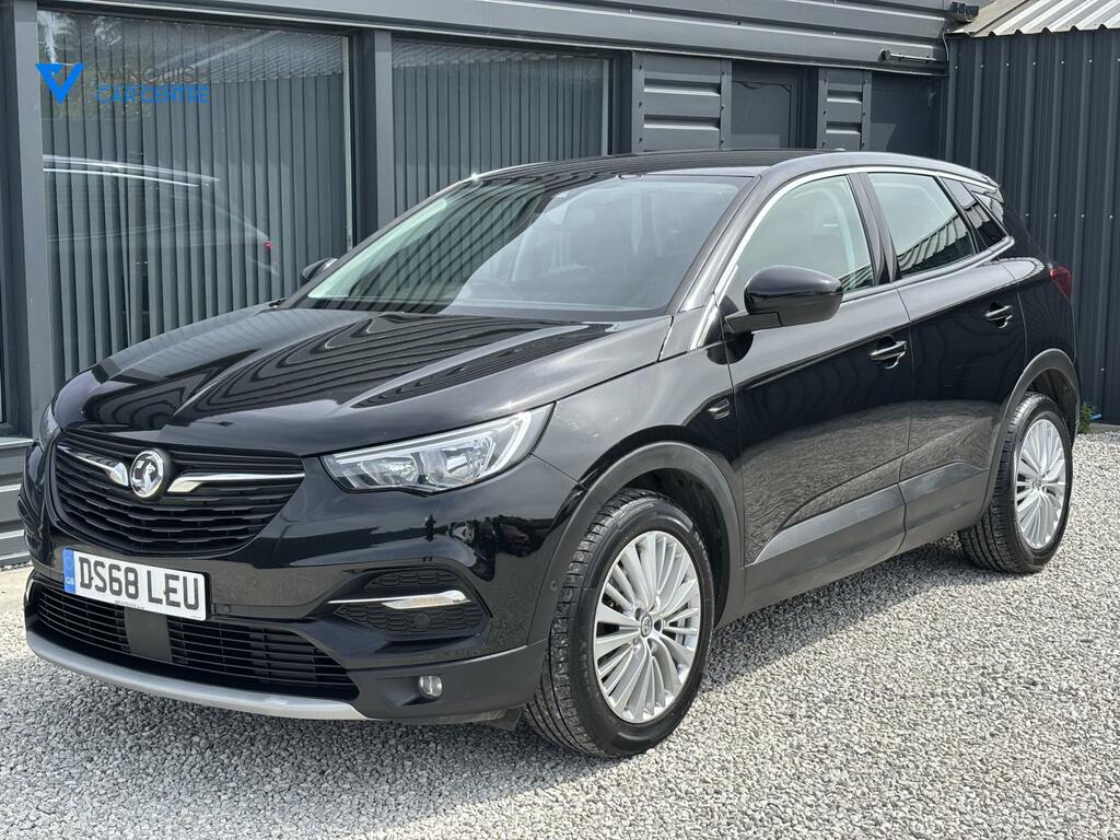Vauxhall Grandland X 1.5 Turbo D Blueinjection Tech Line Nav Suv Di DS68LEU Black