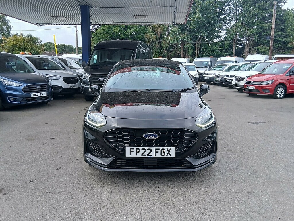 Ford Fiesta 1.0T Ecoboost Mhev Sport Car Derived Van Petro FP22FGX Black #2