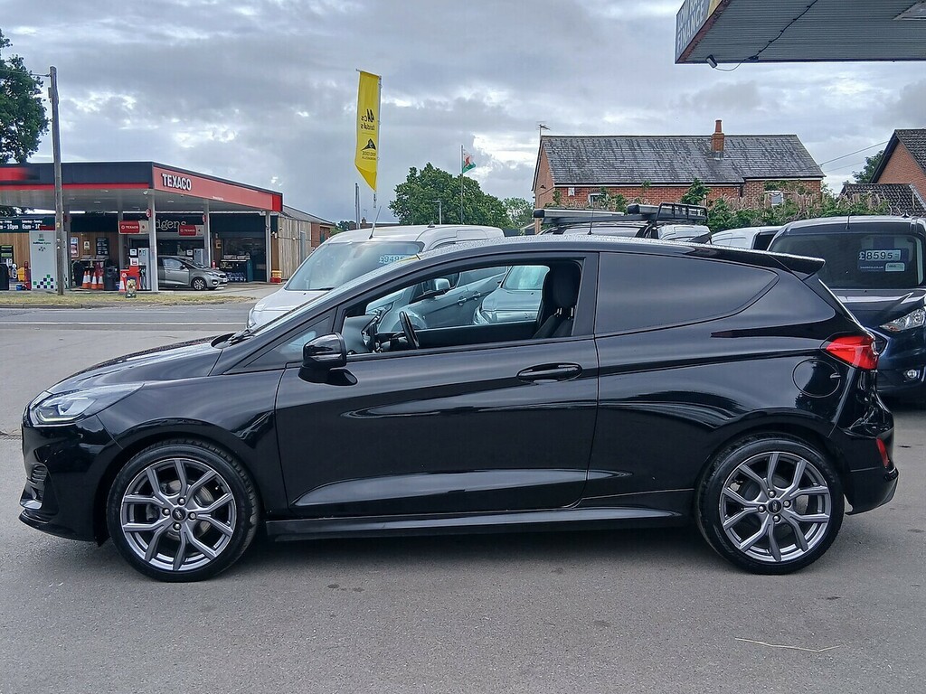 Ford Fiesta 1.0T Ecoboost Mhev Sport Car Derived Van Petro FP22FGX Black #5