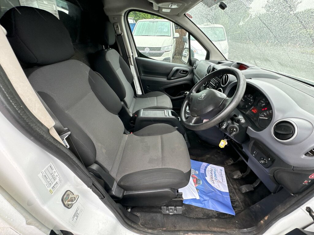 Peugeot Partner 850 Se 1.6 Bluehdi 100 Van Non Start Stop White #15