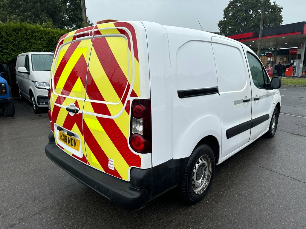 Peugeot Partner 1.6 Bluehdi 756 S Panel Van 6Dr L2 White #6
