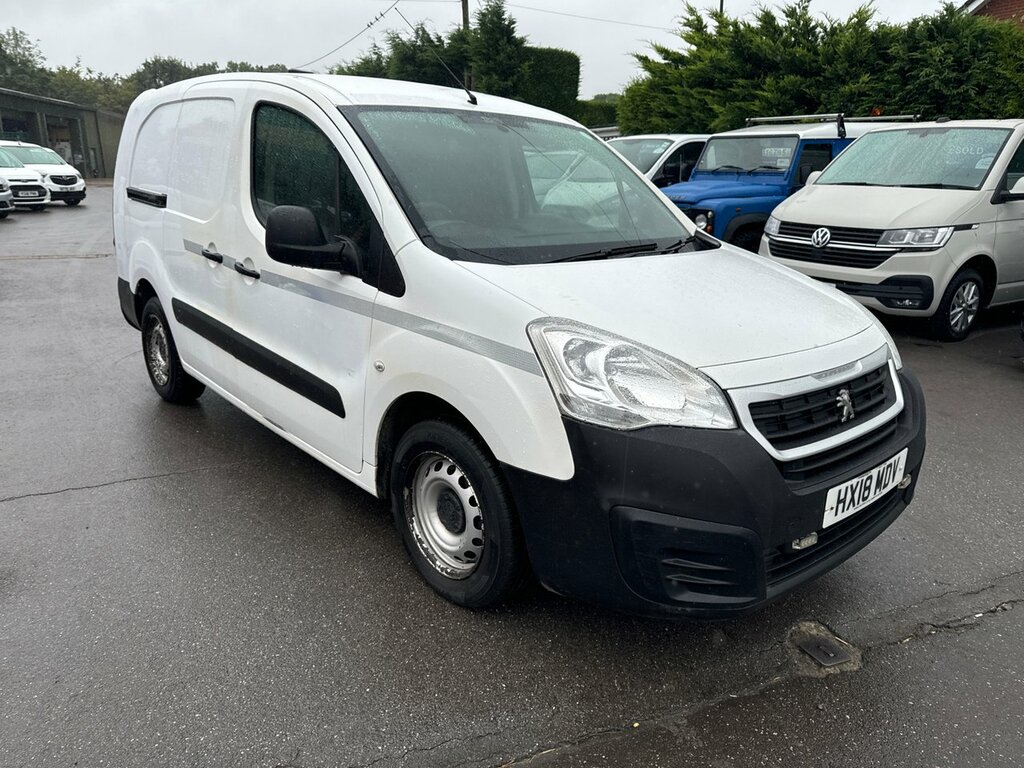Peugeot Partner 850 Se 1.6 Bluehdi 100 Van Non Start Stop White #8