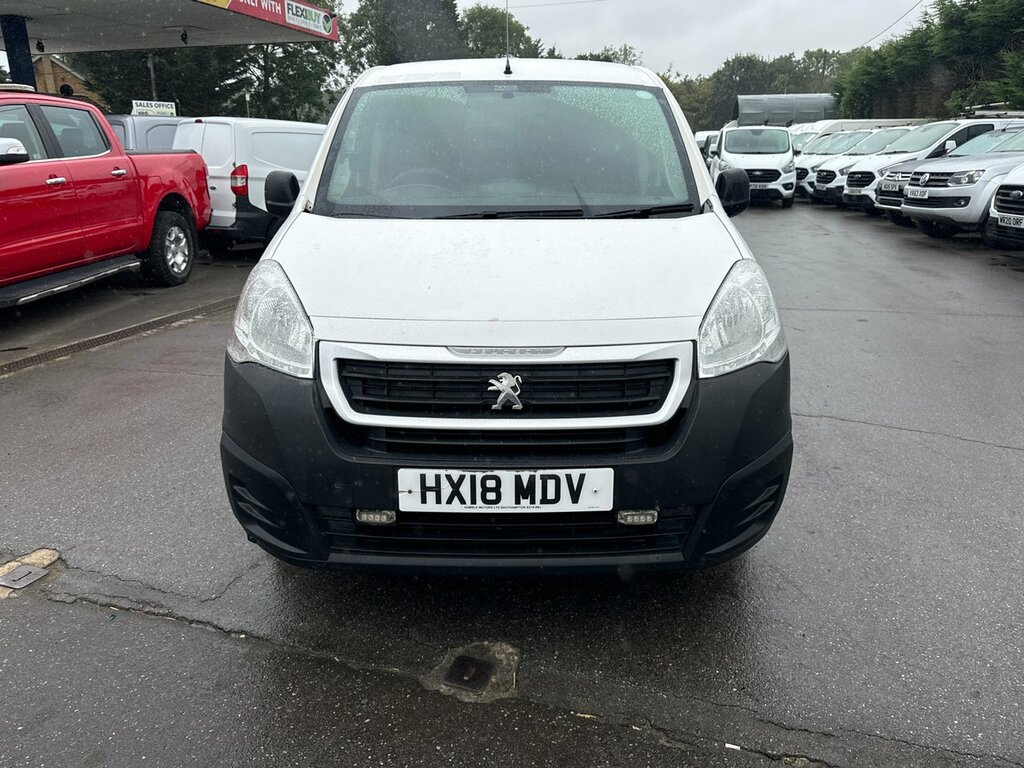 Peugeot Partner 850 Se 1.6 Bluehdi 100 Van Non Start Stop White #9