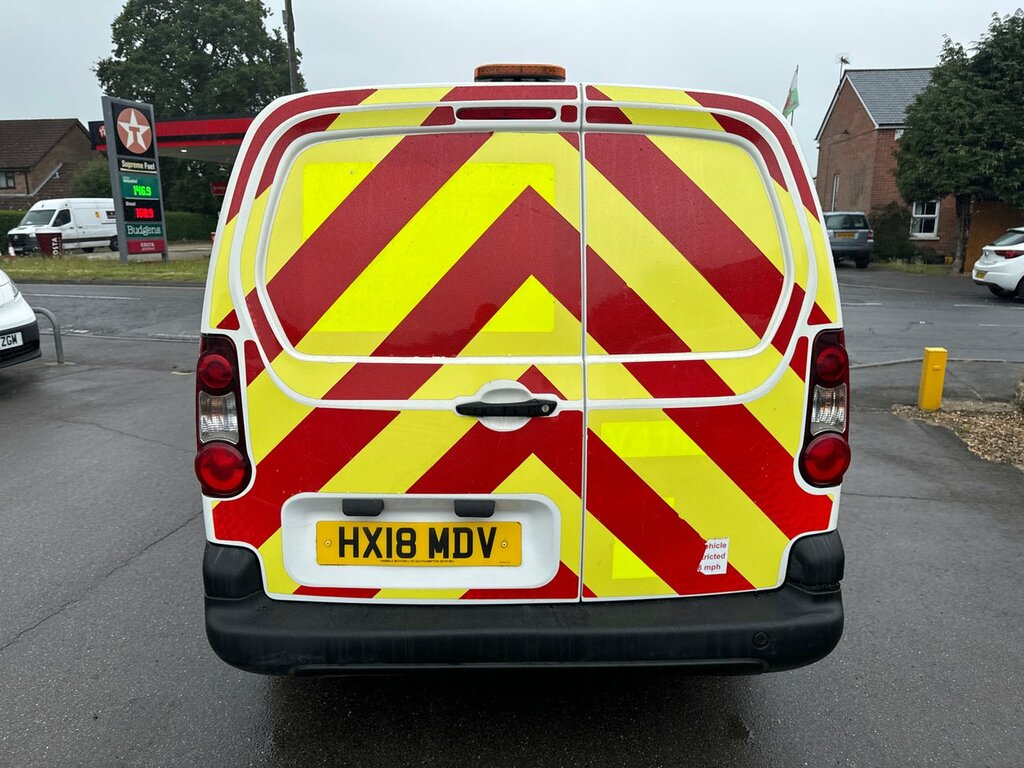 Peugeot Partner 1.6 Bluehdi 756 S Panel Van 6Dr L2 White #5
