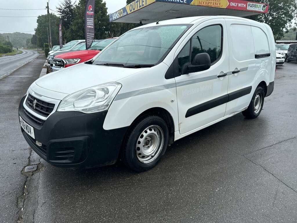 Peugeot Partner 1.6 Bluehdi 756 S Panel Van 6Dr L2 White #2