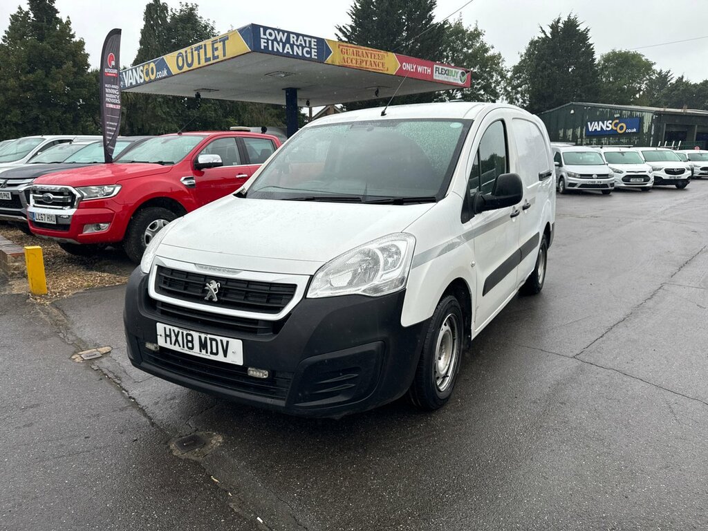 Peugeot Partner 1.6 Bluehdi 756 S Panel Van 6Dr L2 White