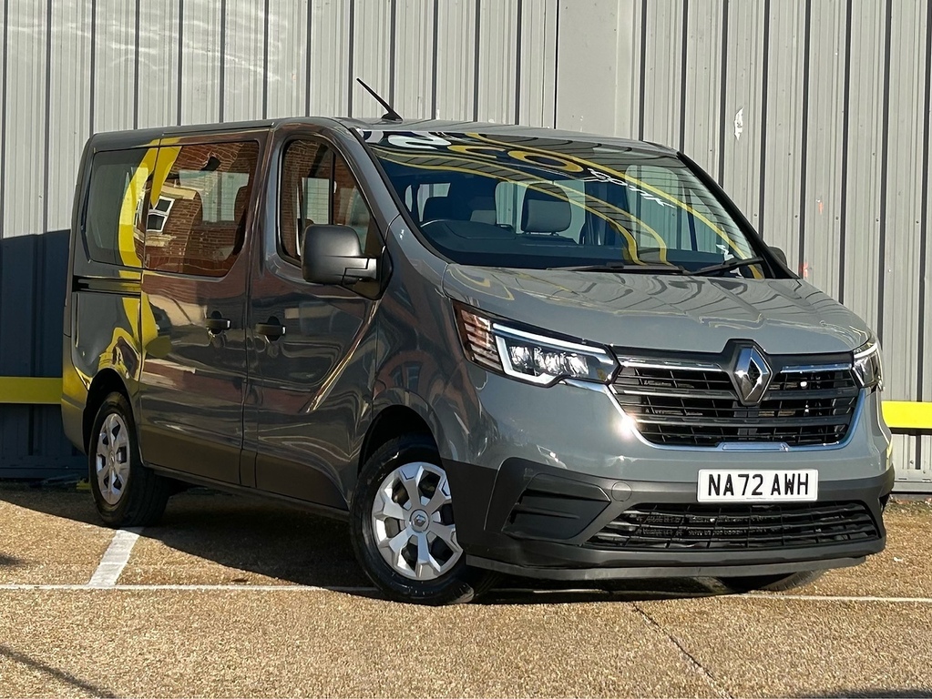 Renault Trafic 2.0 Dci Sl28 Business Minibus Double Cab Diese Grey