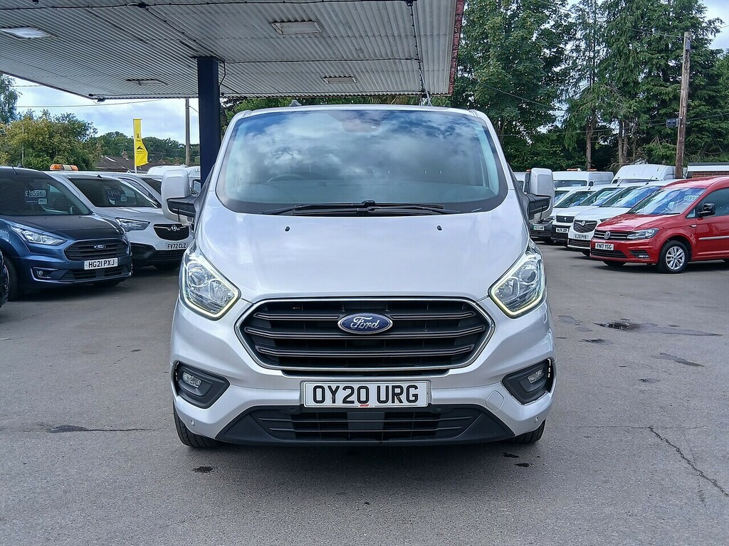 Ford Transit Custom 2.0 300 Ecoblue Limited Panel Van Manua OY20URG Silver #2