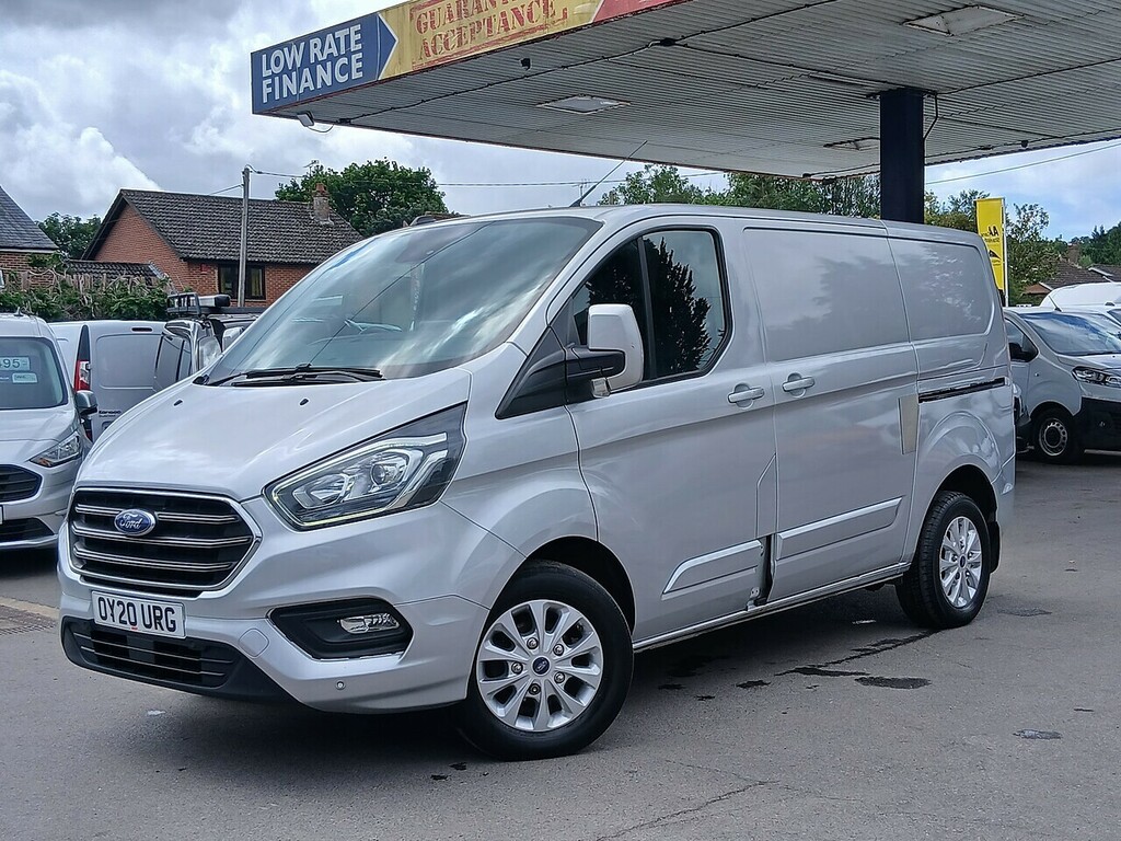 Ford Transit Custom 2.0 300 Ecoblue Limited Panel Van Manua OY20URG Silver #3