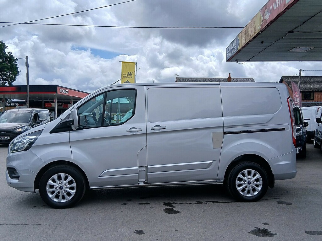 Ford Transit Custom 2.0 300 Ecoblue Limited Panel Van Manua OY20URG Silver #4