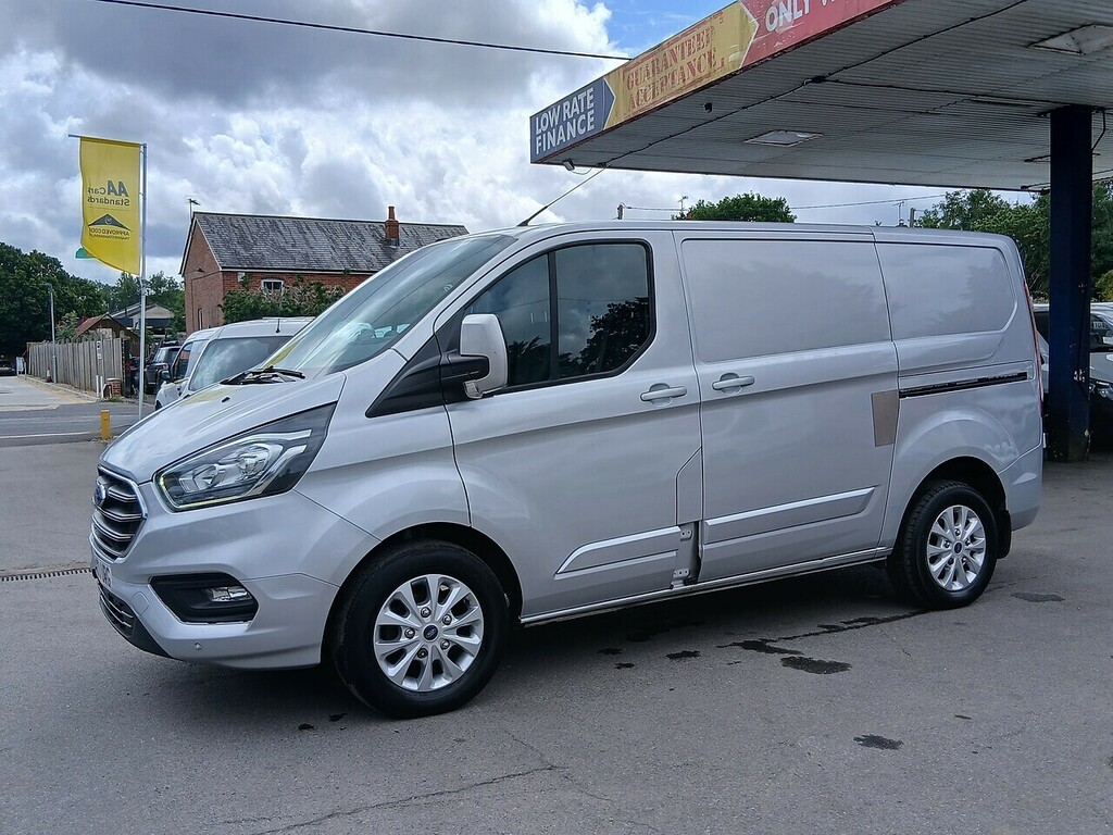 Ford Transit Custom 2.0 300 Ecoblue Limited Panel Van Manua OY20URG Silver #5