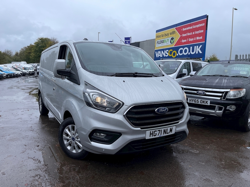 Ford Transit Custom 300 Limited Pv Ecoblue 2.0 Panel Van D HG71NLM Silver
