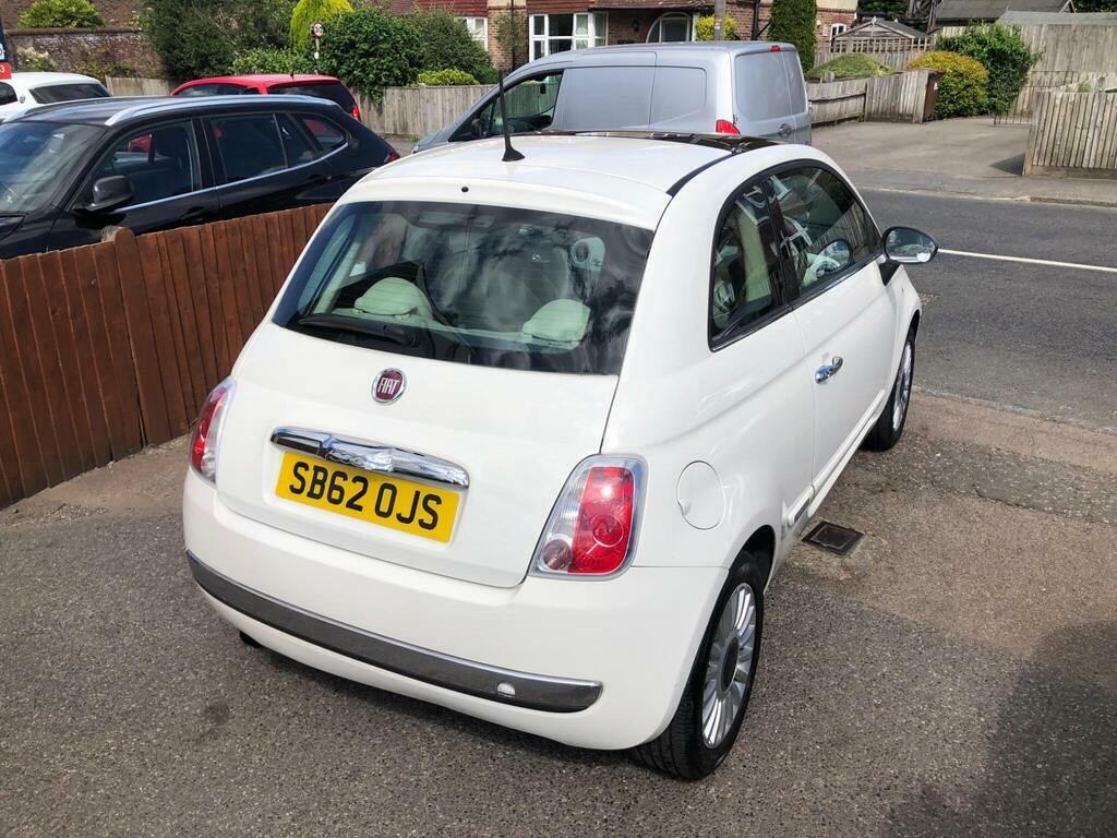 Fiat 500 1.2 Lounge Euro 4 White #5