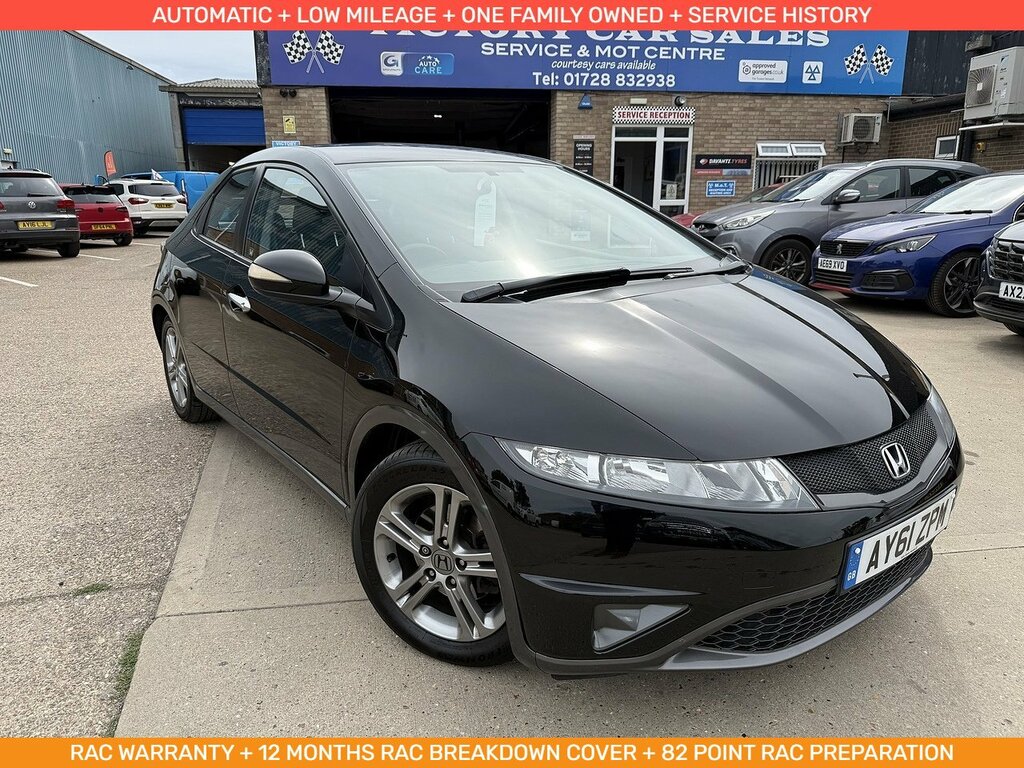 Honda Civic 1.8 I-vtec Se U12237 Ulez Black