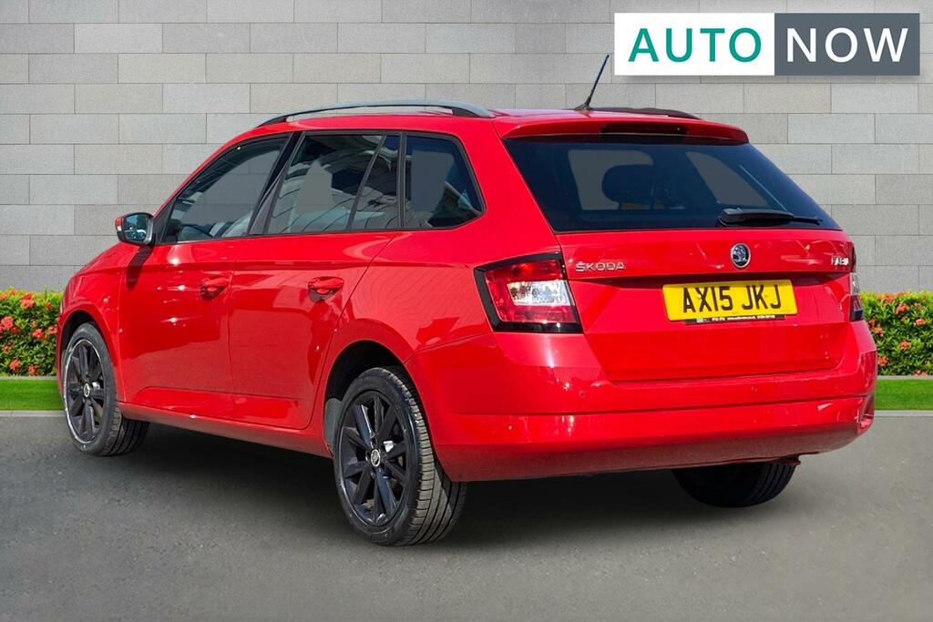 Skoda Fabia Skoda Fabia 1.2 Tsi Se L Estate Dsg Eur AX15JKJ Red #4
