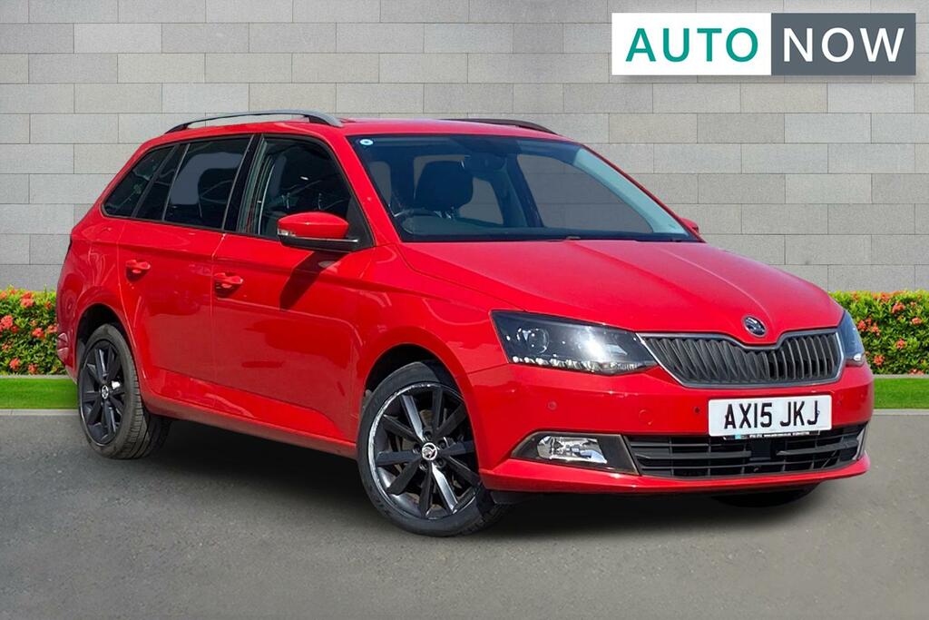 Skoda Fabia Skoda Fabia 1.2 Tsi Se L Estate Dsg Eur AX15JKJ Red
