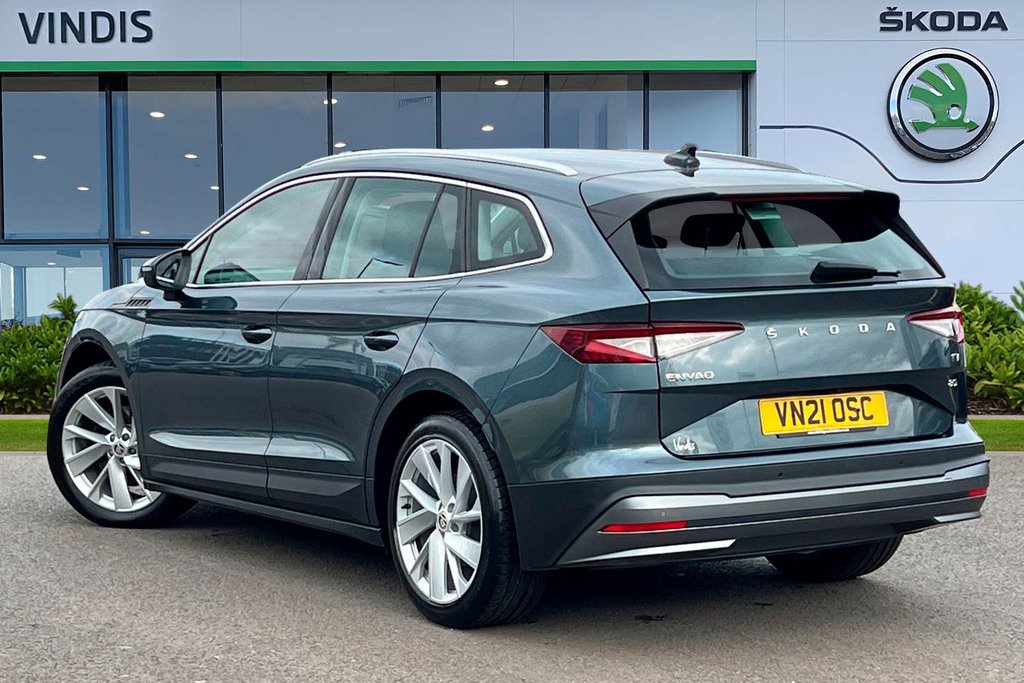 Skoda ENYAQ Skoda Enyaq Iv 80 Suite 82 Kwh 204 Ps Single Speed Grey #3