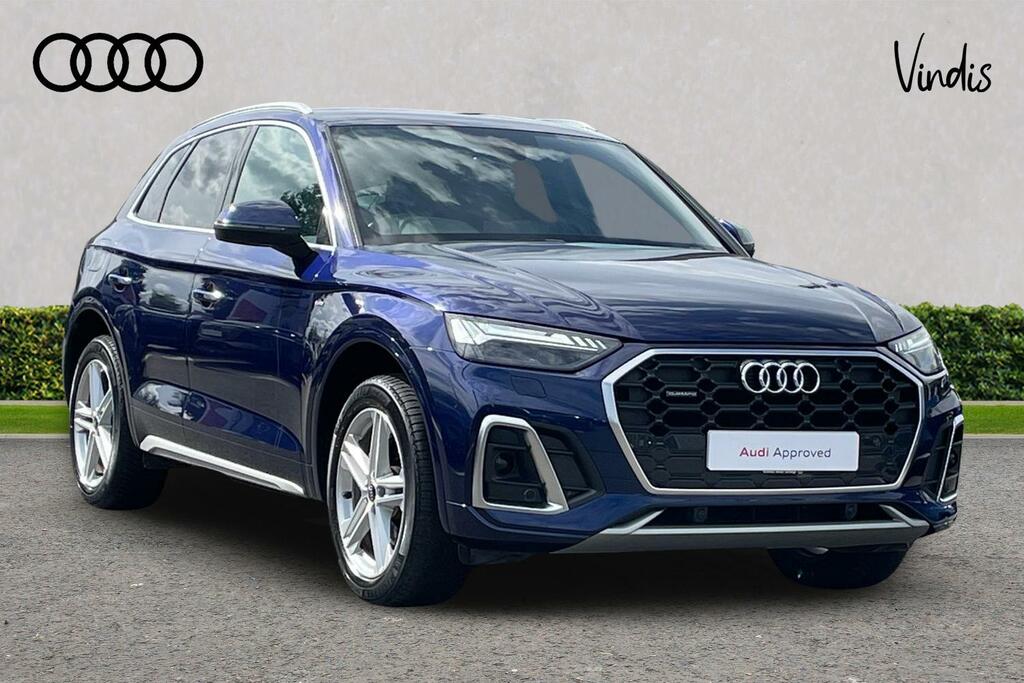 Audi Q5 Audi Q5 S Line 40 Tdi Quattro 204 Ps S Tronic Blue