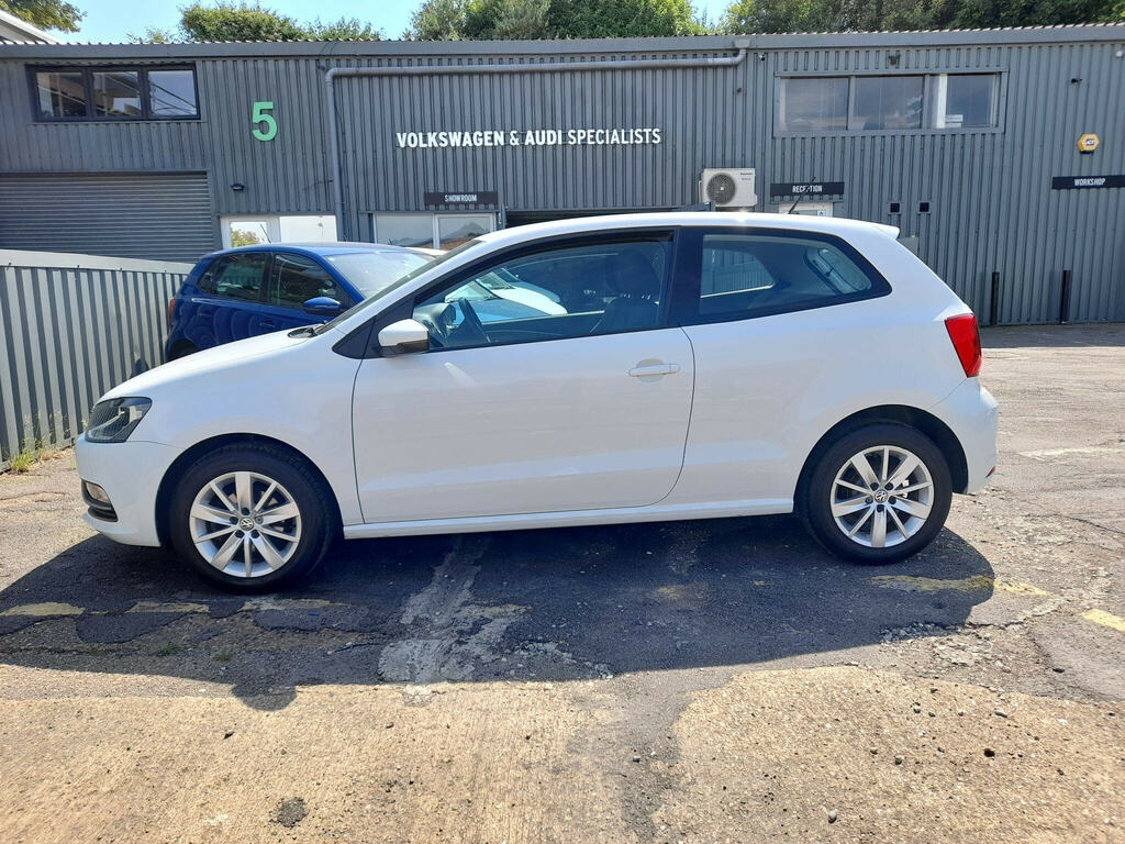 Volkswagen Polo 1.0 Bluemotion Tech Se Euro 6 Ss AP65KFW White #2