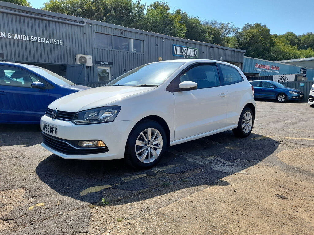 Volkswagen Polo 1.0 Bluemotion Tech Se Euro 6 Ss AP65KFW White #3