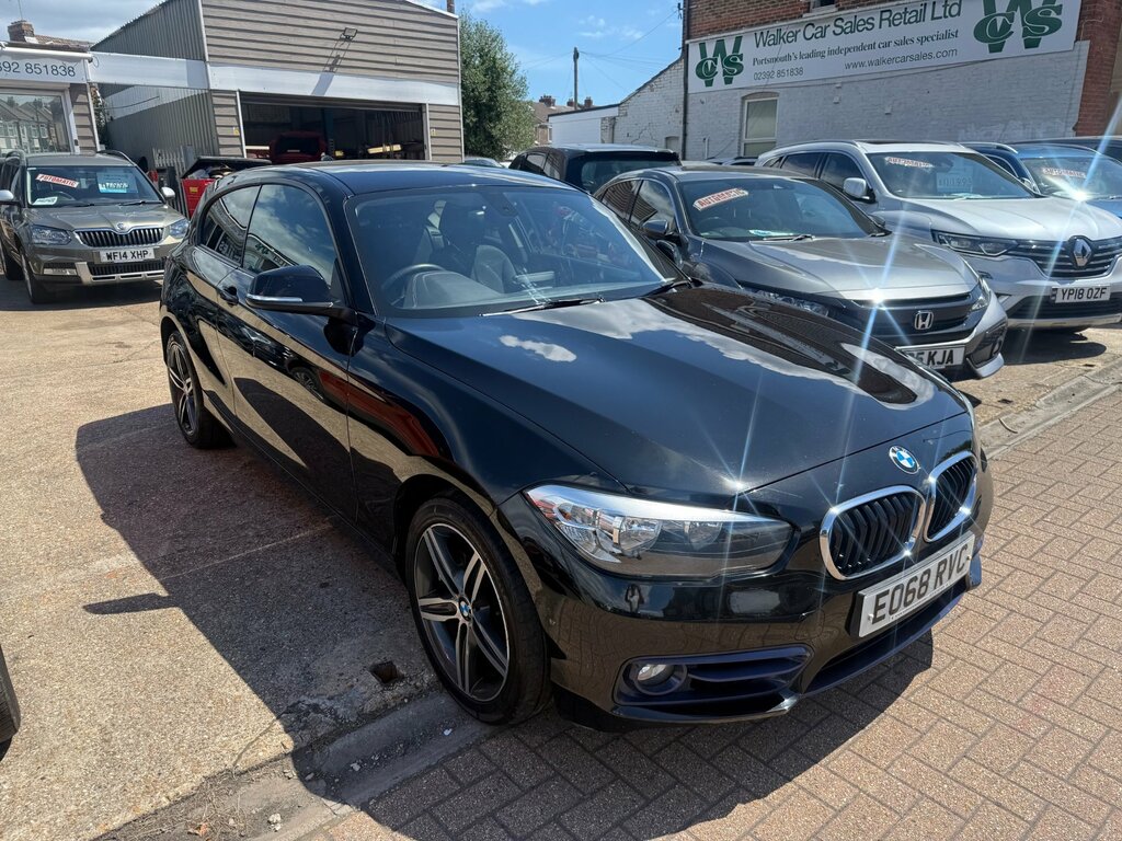 BMW 1 Series 1.5 118I Sport Hatchback Euro 6 EO68RVC Black #3